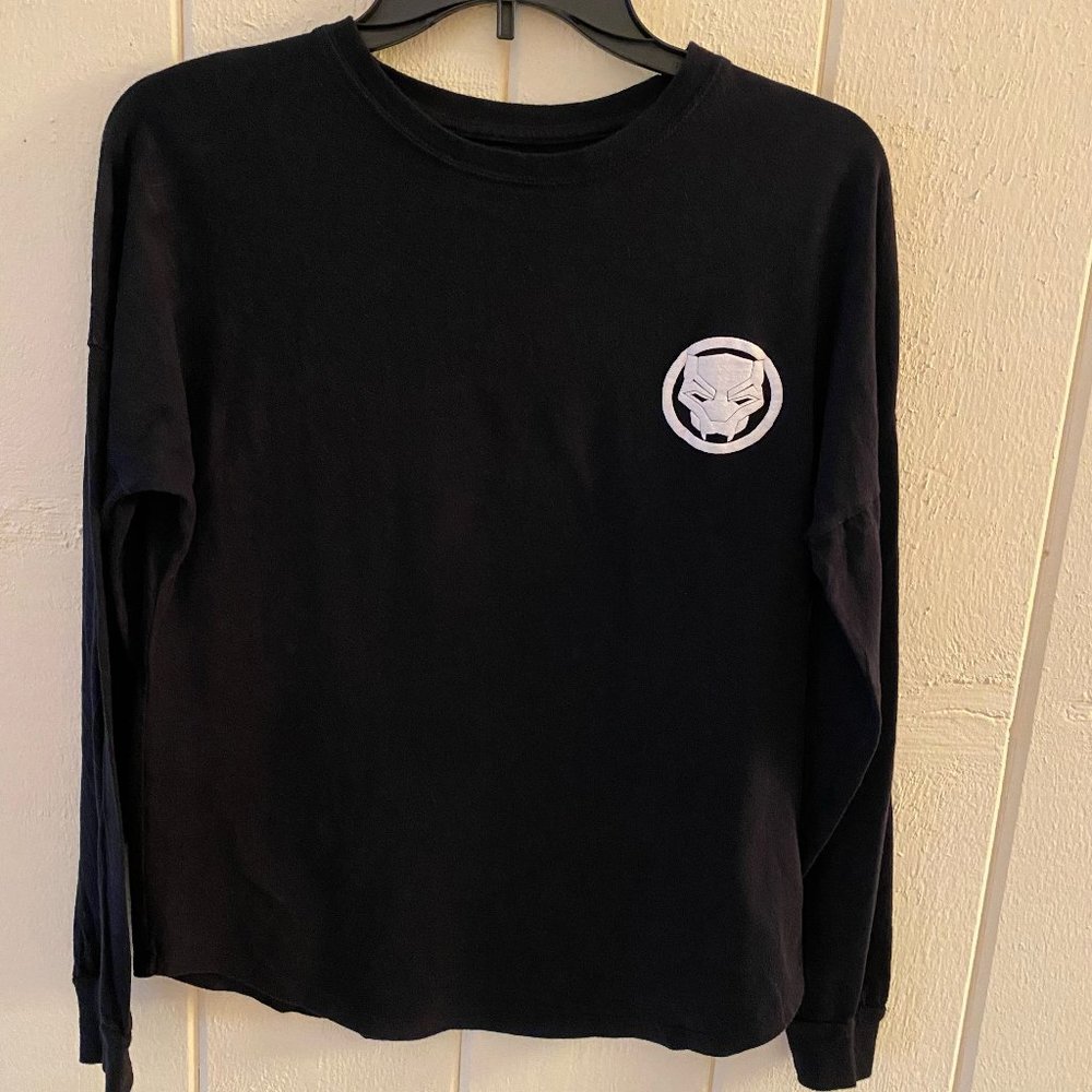 Marvel Black Panther Hyper Jersey Wakanda Tee Long Sleeves - Size Small
